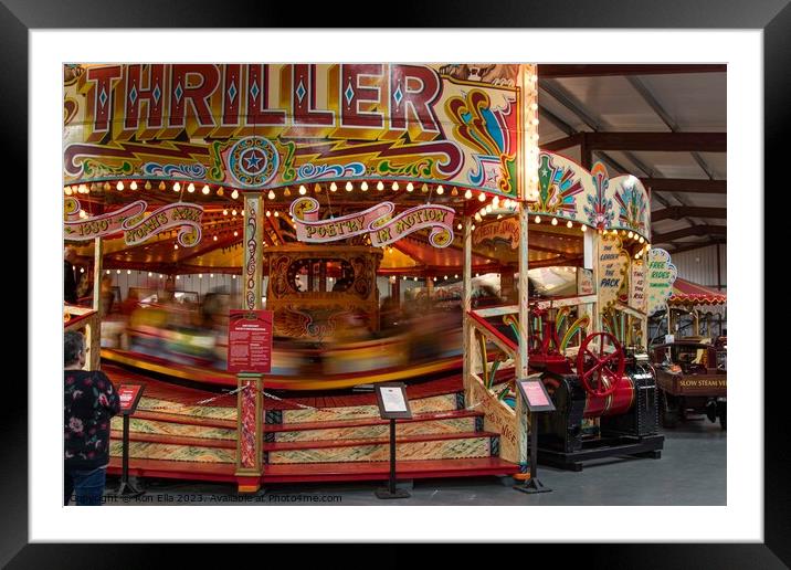 Thriller Ride Framed Mounted Print by Ron Ella