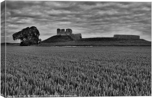 Ethereal Symphony Duffus Castle Canvas Print by Tom McPherson