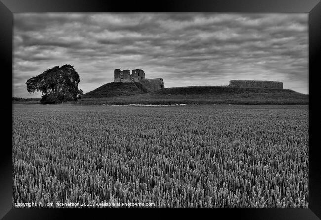Ethereal Symphony Duffus Castle Framed Print by Tom McPherson