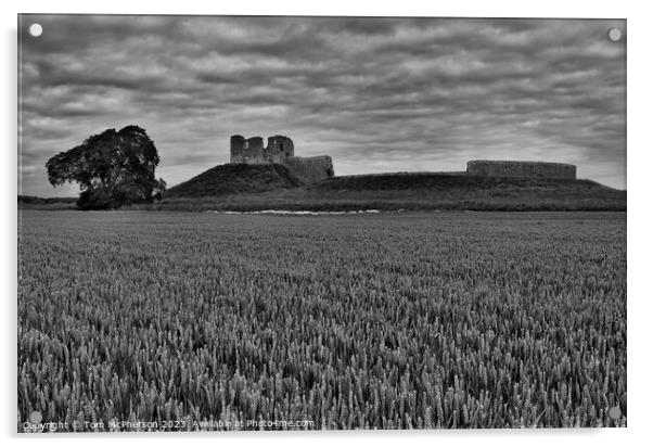 Ethereal Symphony Duffus Castle Acrylic by Tom McPherson