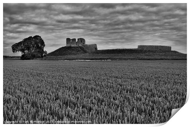Ethereal Symphony Duffus Castle Print by Tom McPherson