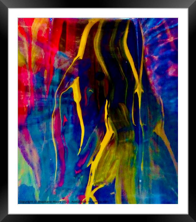 Abstract 677 Framed Mounted Print by Stephanie Moore