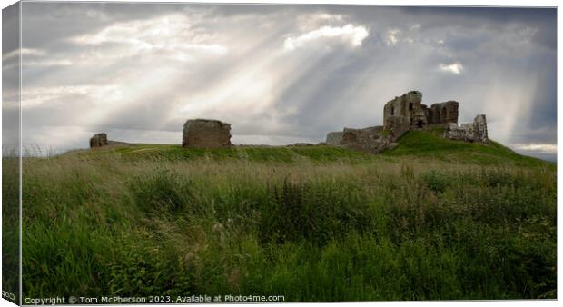 The Mystical Ruins of Duffus Castle Canvas Print by Tom McPherson