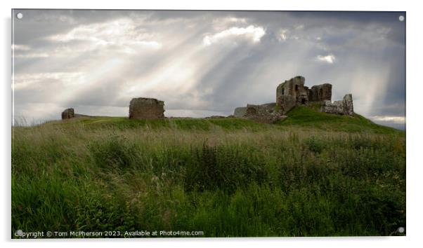 The Mystical Ruins of Duffus Castle Acrylic by Tom McPherson