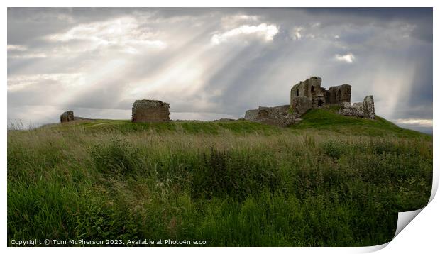 The Mystical Ruins of Duffus Castle Print by Tom McPherson