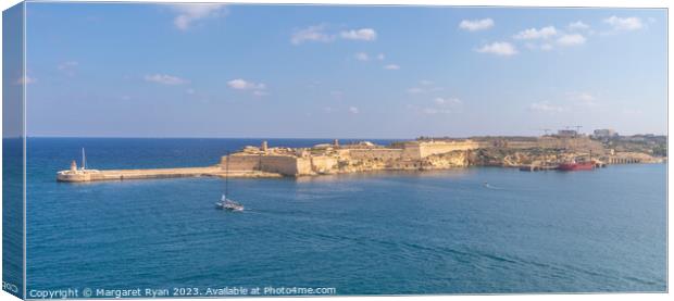 Fort Ricasoli Malta Canvas Print by Margaret Ryan
