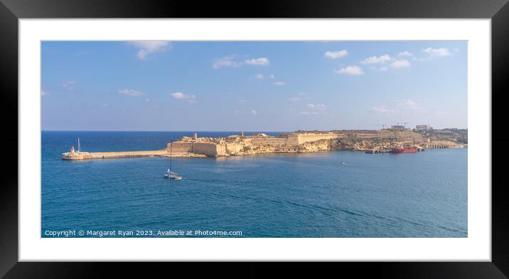 Fort Ricasoli Malta Framed Mounted Print by Margaret Ryan