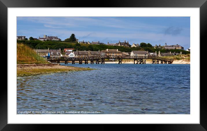 "Lost in Time: The Enchanting Old Bridge" Framed Mounted Print by Tom McPherson