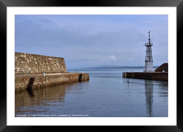 "Enchanting Serenity: A Captivating View of Lossie Framed Mounted Print by Tom McPherson
