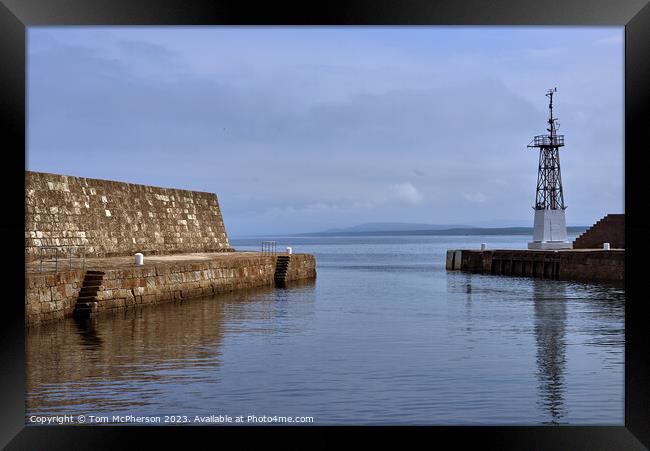 "Enchanting Serenity: A Captivating View of Lossie Framed Print by Tom McPherson