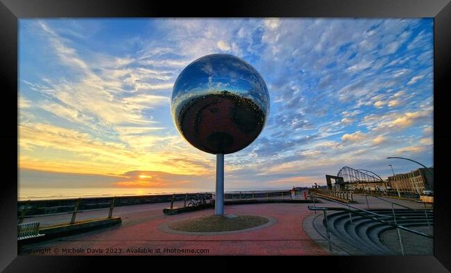 Mirror Ball, Blackpool Framed Print by Michele Davis