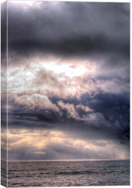 Turmoil above the Calm Canvas Print by Malcolm McHugh