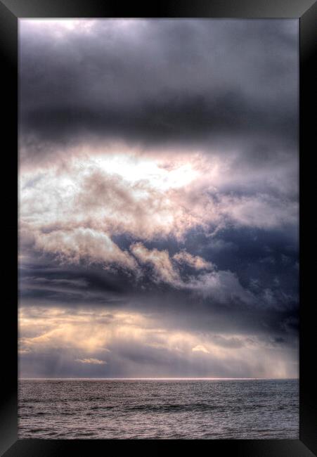 Turmoil above the Calm Framed Print by Malcolm McHugh