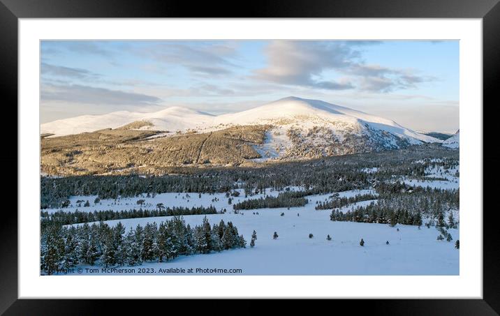  Snowy Splendor of Cairngorm Mountain Framed Mounted Print by Tom McPherson