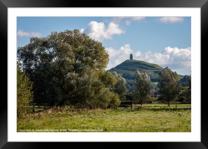 Glastonbury Tor  Framed Mounted Print by David Macdiarmid