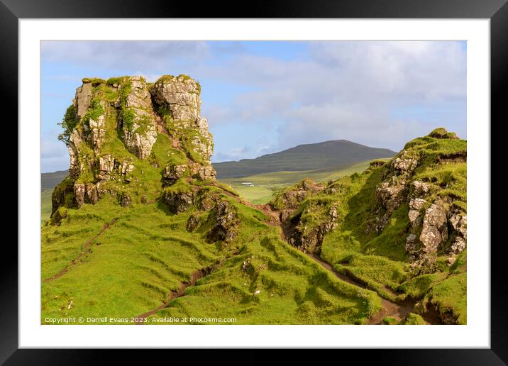 Castle Ewen Landscape Framed Mounted Print by Darrell Evans