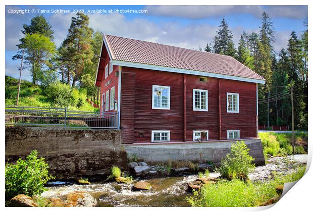 Tölli Mill in Pusula, Finland Print by Taina Sohlman
