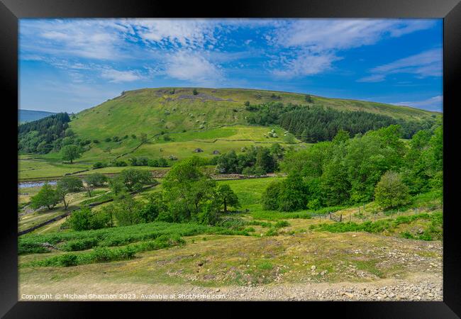 Swaledale, Yorkshire Dales National Park Framed Print by Michael Shannon