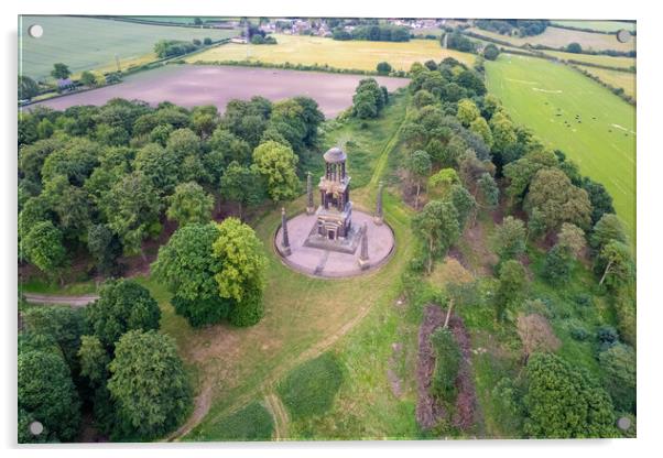 The Rockingham Mausoleum Acrylic by Apollo Aerial Photography