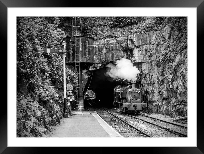 Haverthwaite Station, Cumbria, UK. Framed Mounted Print by Peter Jarvis