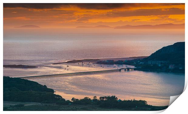 Barmouth Print by Rory Trappe