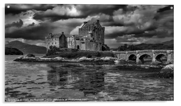 The Enchanting Eilean Donan Castle Acrylic by Tom McPherson