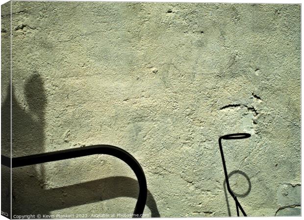 Wall Shadows Canvas Print by Kevin Plunkett