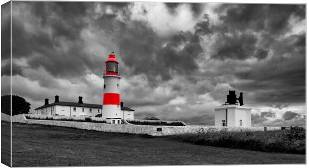 Souter Lighthouse Tyne and Wear Canvas Print by Tim Hill