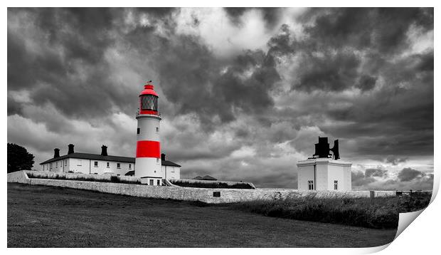 Souter Lighthouse Tyne and Wear Print by Tim Hill