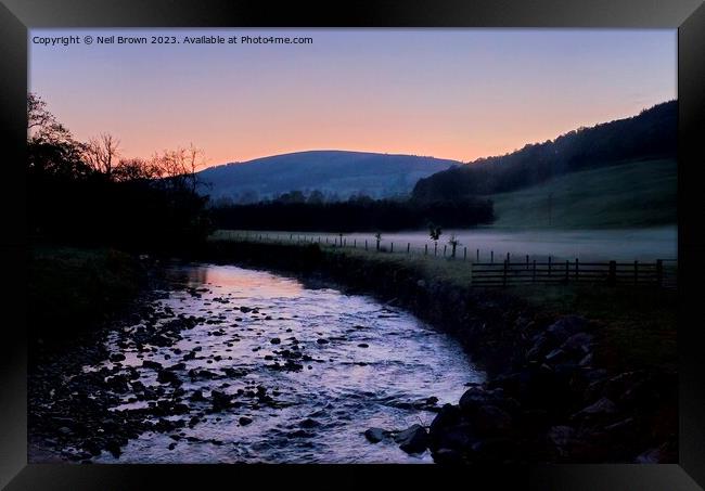 Scottish Highlands Sunset  Framed Print by Neil Brown