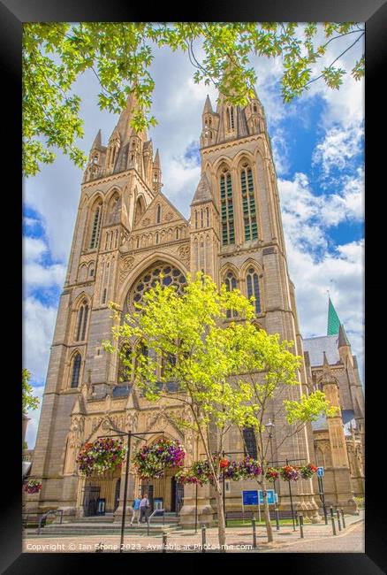 Truro Cathedral  Framed Print by Ian Stone