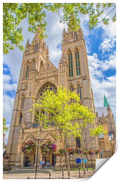 Truro Cathedral  Print by Ian Stone
