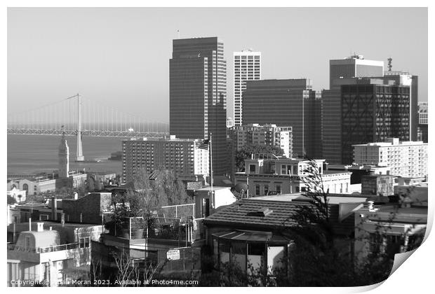 San Francisco View Print by Aidan Moran