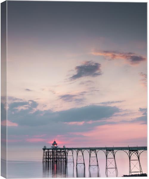 Clevedon Pier Canvas Print by Mark Jones