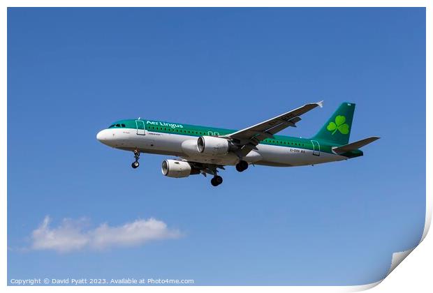 Aer Lingus A320-214     Print by David Pyatt
