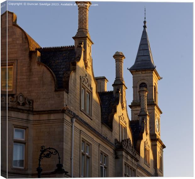 Bluecoat School golden hour Canvas Print by Duncan Savidge