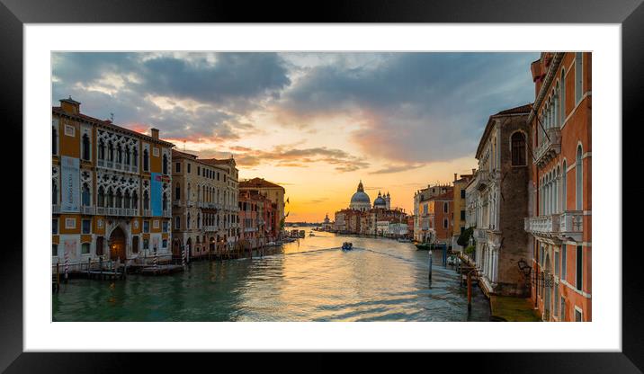 The Enchanting Sunrise of Venice Framed Mounted Print by Phil Durkin DPAGB BPE4