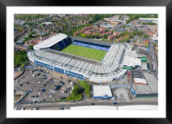 St Andrews Birmingham City FC Framed Mounted Print by Apollo Aerial Photography