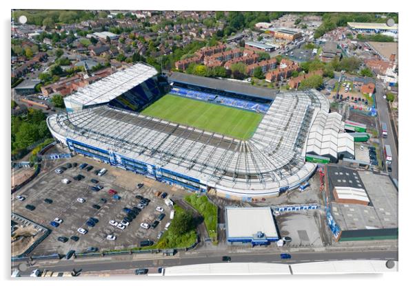 St Andrews Birmingham City FC Acrylic by Apollo Aerial Photography