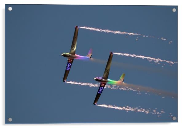 The Airborne Pyrotechnics Display Team Acrylic by J Biggadike