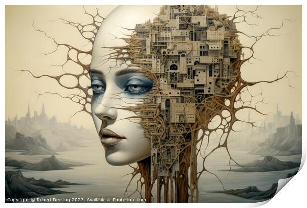 Hive Mind Print by Robert Deering