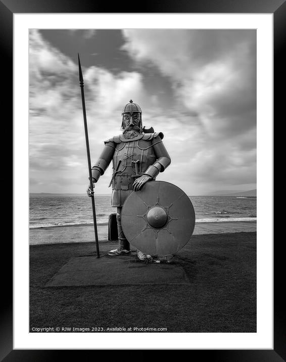 Magnus the Largs Viking Framed Mounted Print by RJW Images