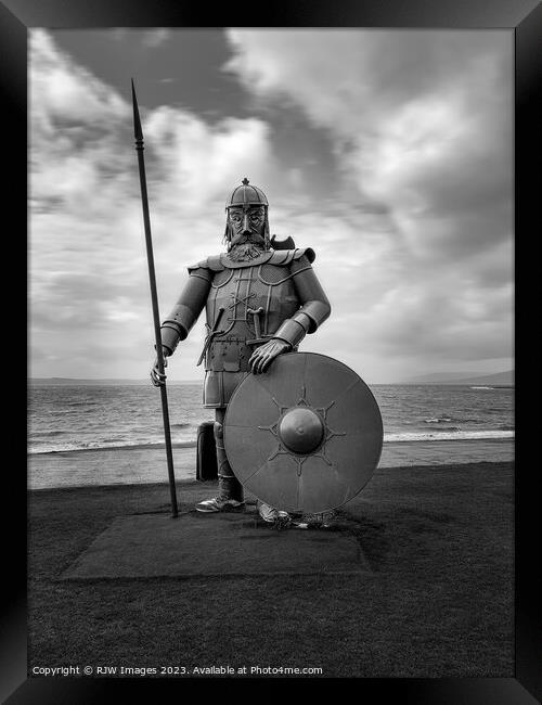 Magnus the Largs Viking Framed Print by RJW Images