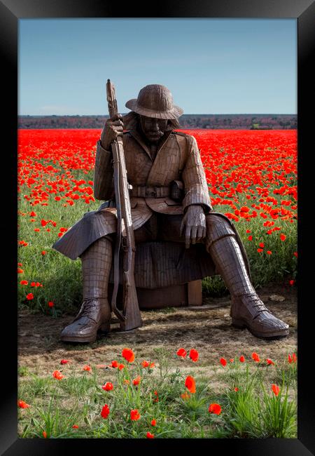 Tommy World War 1 Soldier: Seaham Framed Print by Tim Hill