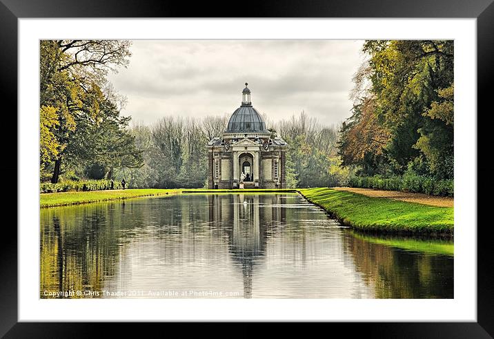 The Pavillion Wrest Park Framed Mounted Print by Chris Thaxter