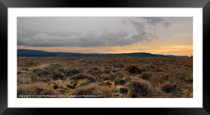 The Fateful Culloden Battlefield Framed Mounted Print by Tom McPherson