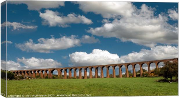 "The Striking Culloden Viaduct" Canvas Print by Tom McPherson