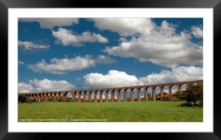 "The Striking Culloden Viaduct" Framed Mounted Print by Tom McPherson