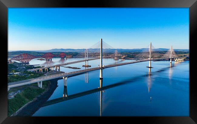 The Three Bridges Framed Print by Andrew Beveridge