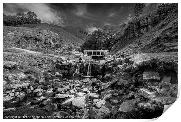 Swinner Gill, Swaledale, Yorkshire Dales National  Print by Michael Shannon